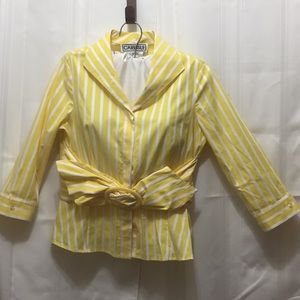 Carlisle yellow white stop top